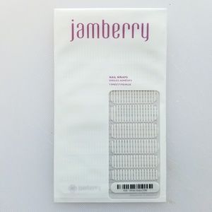 Jamberry White Stripe nail wraps